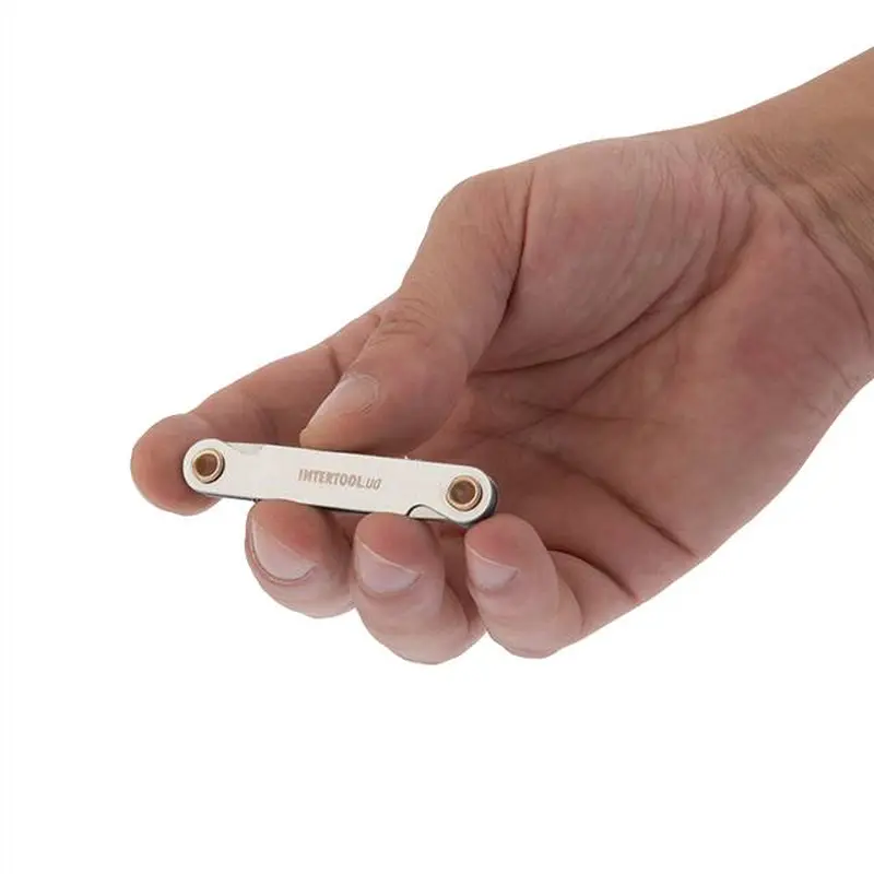 Резьбомір метричний 12 од. (0,5-3,0) INTERTOOL SD-8400 Резьбомір метричний 12 од. (0,5-3,0) INTERTOOL SD-8400