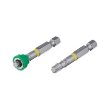 Комплект насадок викруткових Torx з обмежувачем T30 1/4" * 50 мм, S2, уп. 2 од., STORM INTERTOOL VT-0232