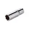 Головка шестигранна подовжена 1/2", 17*78 мм CrV INTERTOOL ET-0117