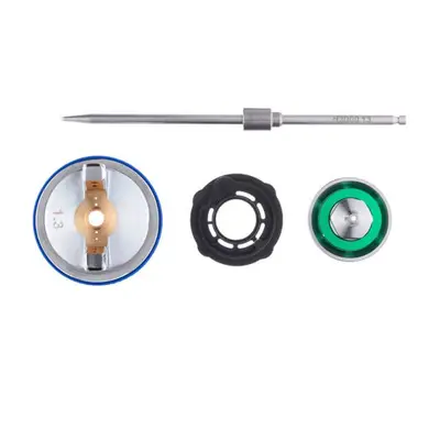 Комплект форсунки 1.3 мм для фарбопультів HVLP II: PT-0100, РТ-0105, РТ-0105D (дюза, повітряна головка, голка) INTERTOOL PT-2113 Комплект форсунки 1.3 мм для фарбопультів HVLP II: PT-0100, РТ-0105, РТ-0105D (дюза, повітряна головка, голка) INTERTOOL PT-2113