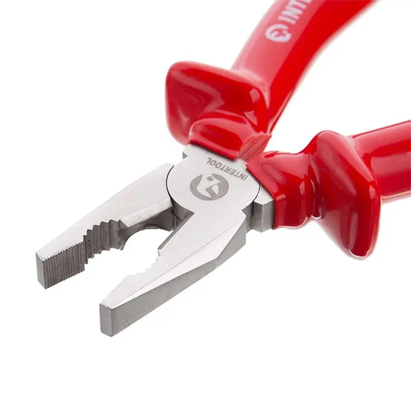 Плоскогубці 200 мм, 1000 В INTERTOOL NT-0314 Плоскогубці 200 мм, 1000 В INTERTOOL NT-0314