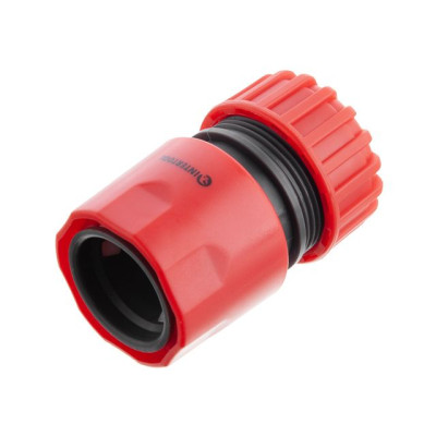 Конектор 3/4" з аквастопом для шланга 3/4" INTERTOOL GE-1021