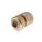 Конектор латунний 1/2" на шланг 1/2" STORM INTERTOOL GE-1216