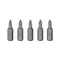 Комплект викруткових насадок PZ1 1/4" * 25 мм, ACR, S2, уп. 5 од., STORM INTERTOOL VT-0208