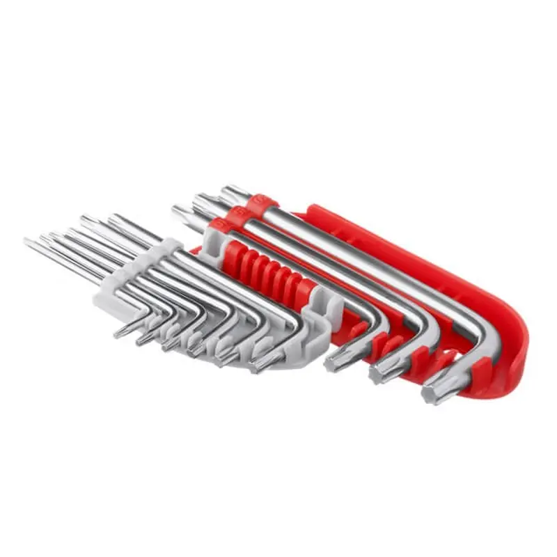 Набір ключів Г-подібних TORX, 9 од., Т10-Т50, S2, PROF INTERTOOL HT-1821 Набір ключів Г-подібних TORX, 9 од., Т10-Т50, S2, PROF INTERTOOL HT-1821