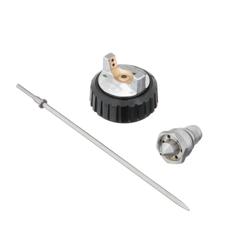 Комплект 1.4 мм форсунка, повітряна головка, голка до фарбопультів HVLP BLACK M-DIAMOND (PT-0163, PT-0164, PT-0168) STORM INTERTOOL PT-2614 Комплект 1.4 мм форсунка, повітряна головка, голка до фарбопультів HVLP BLACK M-DIAMOND (PT-0163, PT-0164, PT-0168) STORM INTERTOOL PT-2614