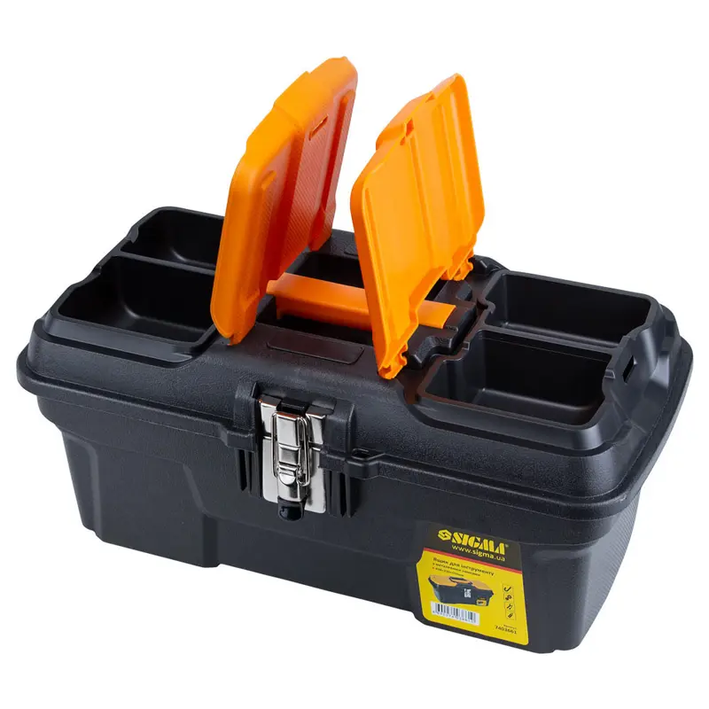 Ящик для інструменту (металеві замки) 434×239×194мм Sigma (7403661) Ящик для інструменту (металеві замки) 434×239×194мм Sigma (7403661)
