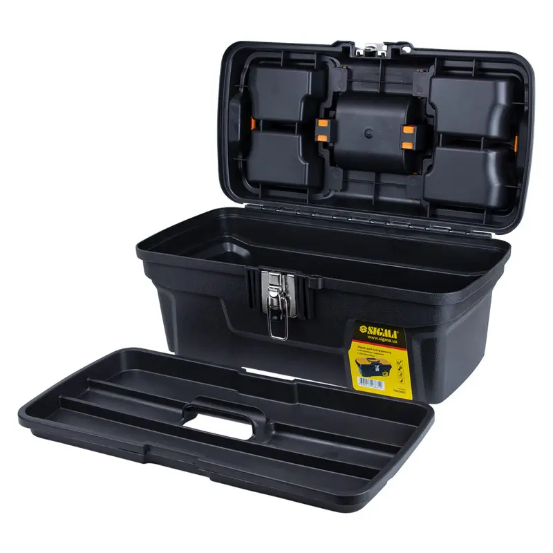 Ящик для інструменту (металеві замки) 434×239×194мм Sigma (7403661) Ящик для інструменту (металеві замки) 434×239×194мм Sigma (7403661)