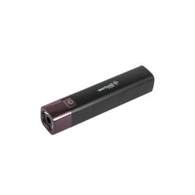 Ліхтар ручний 3 режими, 1W LED 80 lum/7000K, 60 м, power bank, USB, Li-ion1200mAh, ABS BLACK