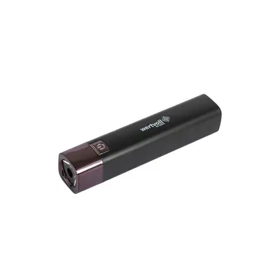 Ліхтар ручний 3 режими, 1W LED 80 lum/7000K, 60 м, power bank, USB, Li-ion1200mAh, ABS BLACK