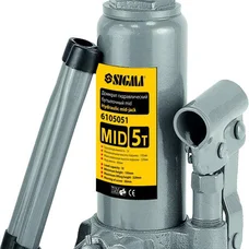 Домкрат гідравлічний пляшковий mid 2т H 148-276мм sigma 6105021