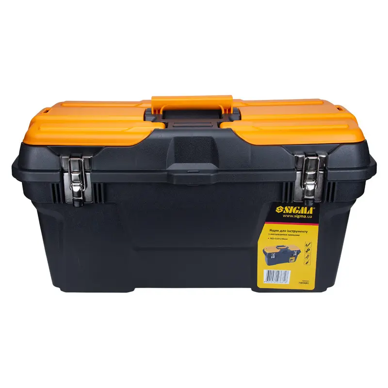 Ящик для інструменту (металеві замки) 582×310×234мм Sigma (7403681) Ящик для інструменту (металеві замки) 582×310×234мм Sigma (7403681)
