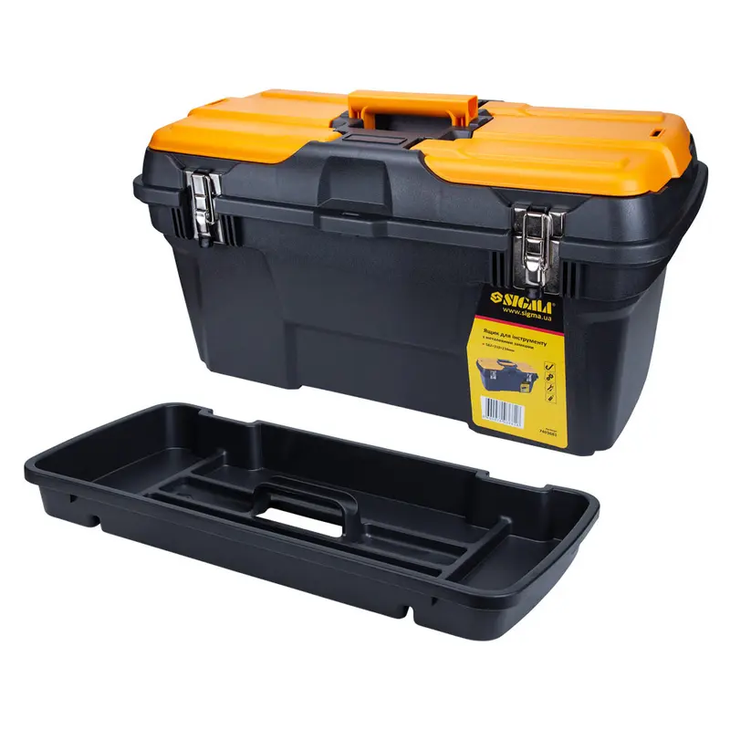 Ящик для інструменту (металеві замки) 582×310×234мм Sigma (7403681) Ящик для інструменту (металеві замки) 582×310×234мм Sigma (7403681)