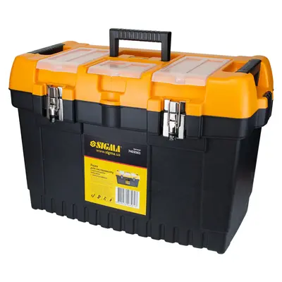 Ящик для інструменту (металеві замки) 564×310×388мм Sigma (7403561) Ящик для інструменту (металеві замки) 564×310×388мм Sigma (7403561)