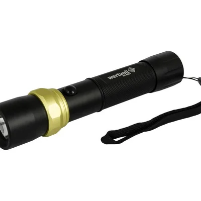 Ліхтар ручний 3 режими, 5W LED 240 lumI/7000K, 200 м, IP44, power bank, USB, Li-ion2000mAh, AL