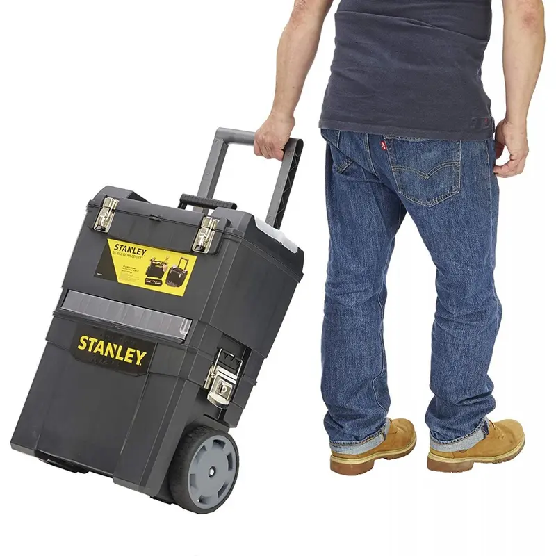 Ящик для інструментів на колесах 2-в-1 Mobile Work Center STANLEY 1-93-968 Ящик для інструментів на колесах 2-в-1 Mobile Work Center STANLEY 1-93-968