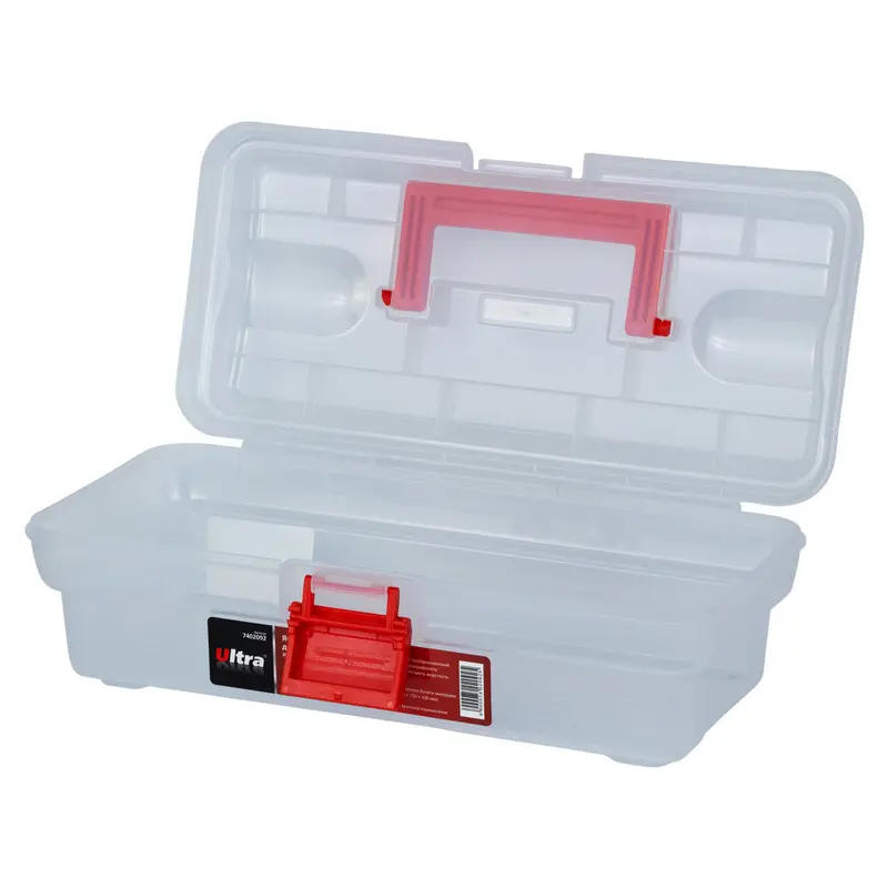 Ящик для інструменту прозорий 305×150×100мм ULTRA (7402092) Ящик для інструменту прозорий 305×150×100мм ULTRA (7402092)
