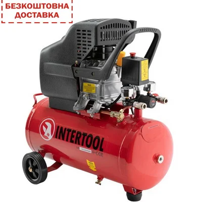 Масляний компресор 24 л Intertool PT-0009