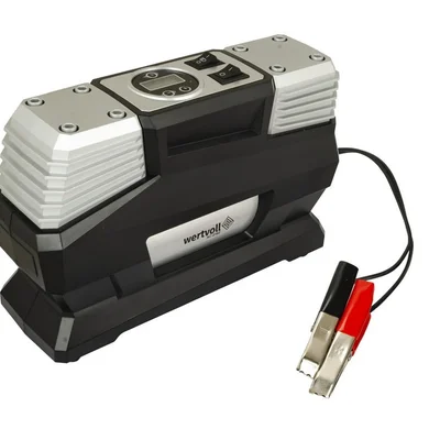 Компресор автомобільний двопоршневий 60 л/хв 12V/15A/180W/150Psi, сумка для зберігання