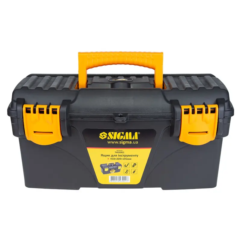 Ящик для інструменту 410×209×195мм Sigma (7403901) Ящик для інструменту 410×209×195мм Sigma (7403901)