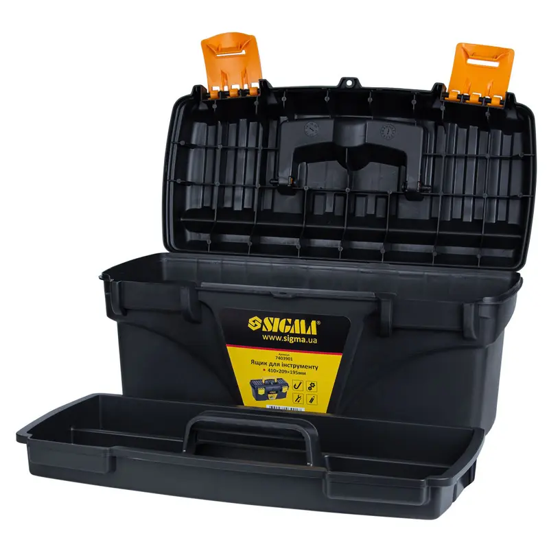 Ящик для інструменту 410×209×195мм Sigma (7403901) Ящик для інструменту 410×209×195мм Sigma (7403901)