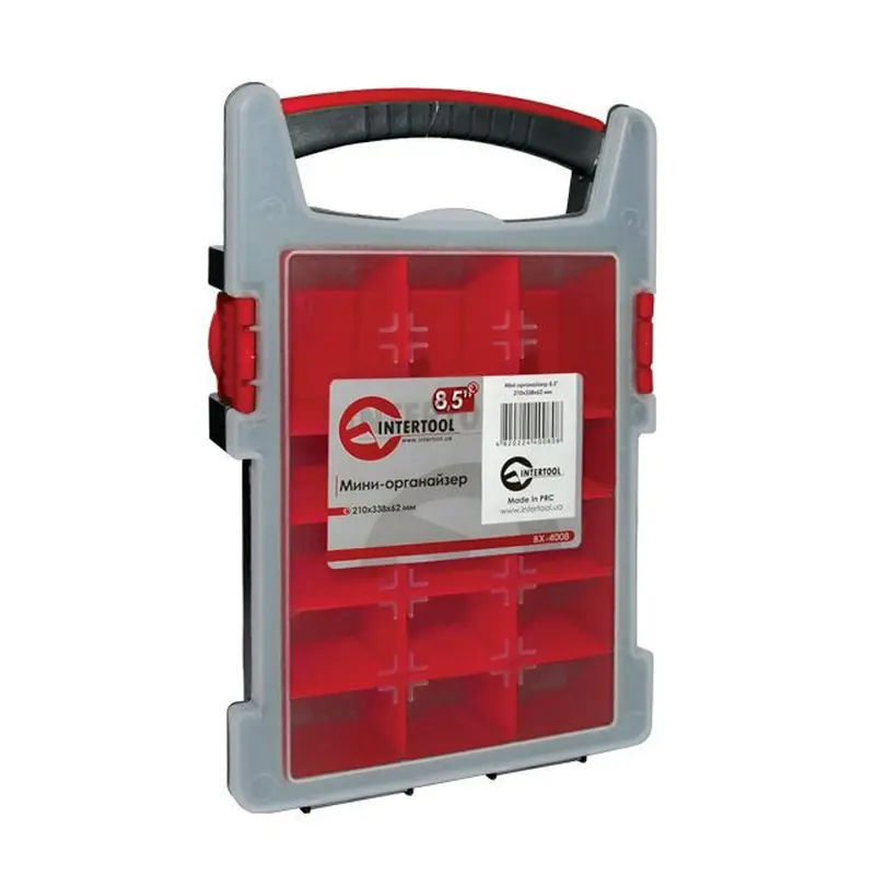Міні-органайзер 8.5", 210*338*62мм Intertool BX-4008 Міні-органайзер 8.5", 210*338*62мм Intertool BX-4008