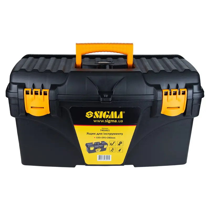 Ящик для інструменту 535×291×280мм Sigma (7403921) Ящик для інструменту 535×291×280мм Sigma (7403921)