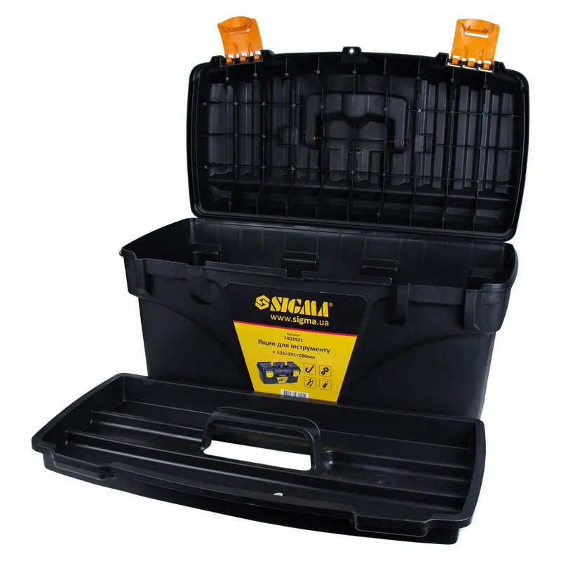 Ящик для інструменту 535×291×280мм Sigma (7403921) Ящик для інструменту 535×291×280мм Sigma (7403921)