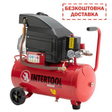 Компресор побутовий 24 л Intertool PT-0010