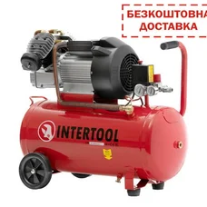 Компресор 2-циліндровий 50 літрів Intertool PT-0007