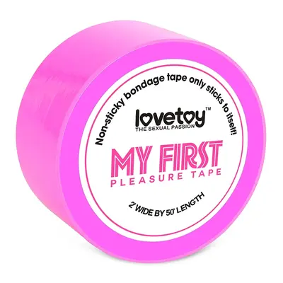 Липка стрічка фуксія скотч для бондажу Sticky Bondage Tape