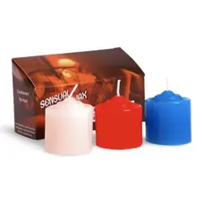 Віскові свічки з низькою температурою плавлення Sensual Hot Wax Candles Set