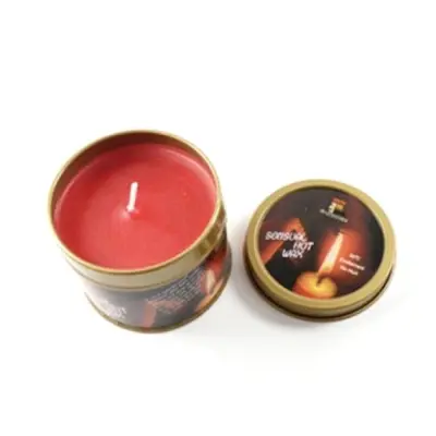 Свічка для бдсм ігор із низькою температурою червоний віск Sensual Hot Wax