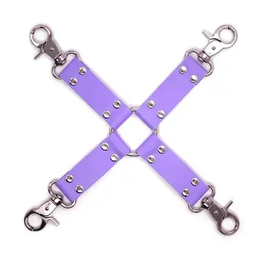 Хрестовина-фіксатор для наручників та наножників Bdsm Cross Purple
