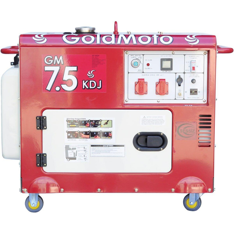 Дизельный генератор GoldMoto GM7.5KDJ