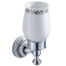Настінний керамічний стакан APOLLO KEA-16504CH - Хром