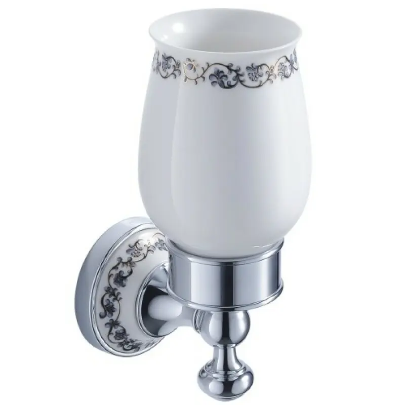 Настінний керамічний стакан APOLLO KEA-16504CH - Хром