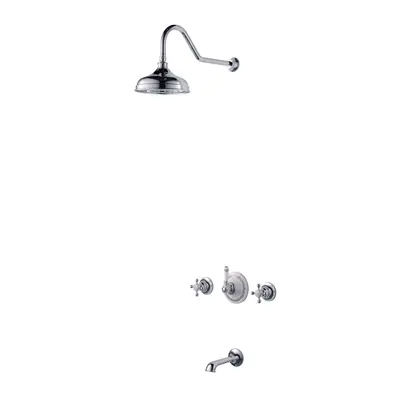 Душова система KEF-16054BN - Хром