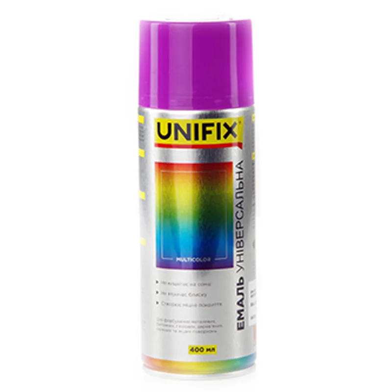 Эмаль акриловая универсальная RAL 4005 Фиолетовый гл. 400мл UNIFIX