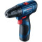 Шуруповерт акумуляторний Bosch GSR 120-LI + GLI 12V-300 (12 В, 2х2 А*ч, 30 Н*м) (06019G8004)