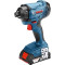 Гайковерт акумуляторний ударний Bosch GDR 180-Li (18 В, 2х2 А*год, 160 Н*м) (06019G5123)