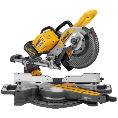 Акумуляторна торцювальна пила DeWALT DCS727T2 (2х54 В, 2 А*ч, 250 мм)