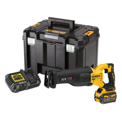 Акумуляторна шабельна пила DeWALT DCS386T1 (18 В, 6 А*год, 3000 ход/хв)