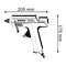 Пістолет клейовий Bosch GKP 200 CE (0.5 кВт, 200°С) (0601950703)