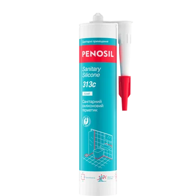 Герметик cанітарний силіконовий PENOSIL Sanitary Silicone 313/313c (білий, 310 мл) (H4791)