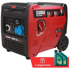 Інверторний бензиновий генератор КВІТКА PRO SC6000iE (6 кВт) (110-7036)