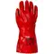 Рукавиці з ПВХ покриттям бензомаслостійкі КВІТКА PRO Industrial (12 пар, 350 мм) (110-1205-10)