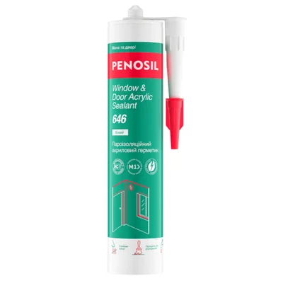 Герметик акриловий PENOSIL Window&Door (білий, 310 мл) (H4647)