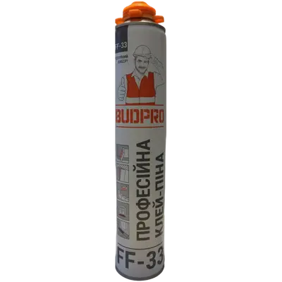 Універсальна пістолетна клей-піна BUDPRO FixFoam FF-33 (750 мл) (A5758)