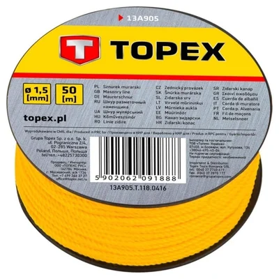 Шнур розміточний Topex (50 м) (13A905)